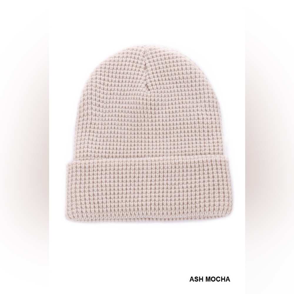 “ Morning Light “ Soft Waffle Knit Beanie Hat | Various Colors - Picture 5 of 8